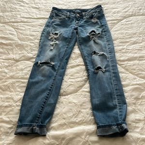 American eagle stretch jeans, low rise